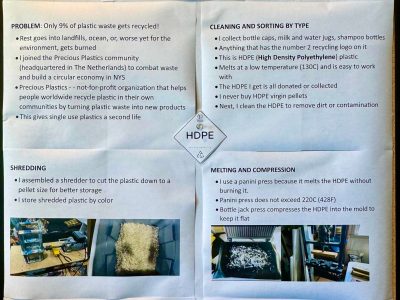 Alex Recycles and Creates - Maker Faire electric-city 2024