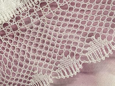 Bobbin Lace and Cyanotype - Maker Faire Syracuse