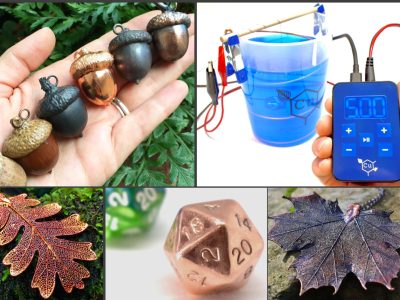 Enchanted Leaves | MicroDean Systems – Cu Electroforming Live Demo - Maker Faire Bay Area 2024