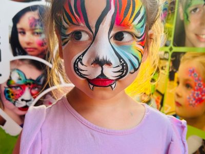 Facepainting and henna - Maker Faire Edmonton 2024