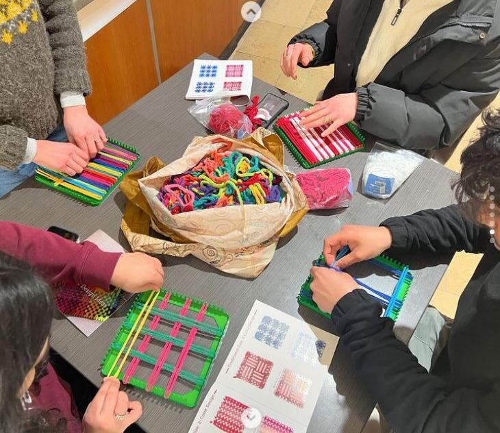 Fiber Arts with the Union College Needlecraft Club - Maker Faire electric-city 2024