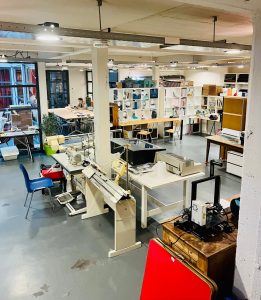 Green fabric  - Maker Faire Yearbook Photo