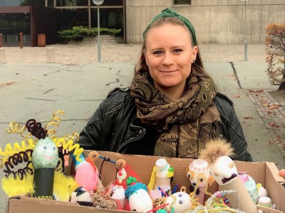 Kæmpe dukkehus i genbrugspap - Maker Faire Aarhus 2024