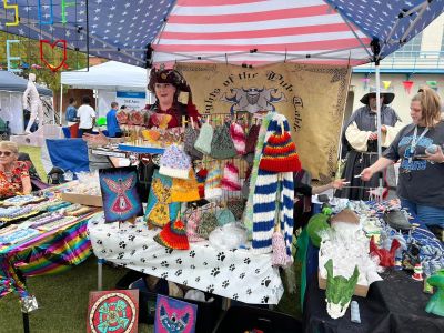 Knights of the Pub Table - Maker Faire Pensacola 2024
