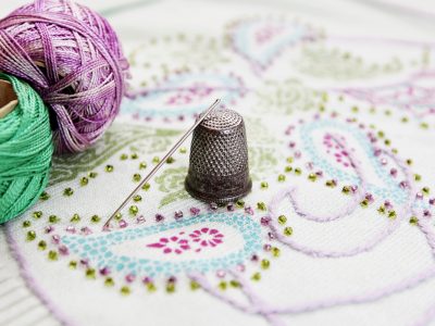 Learn hand embroidery stitches with CNY EGA - Maker Faire Syracuse