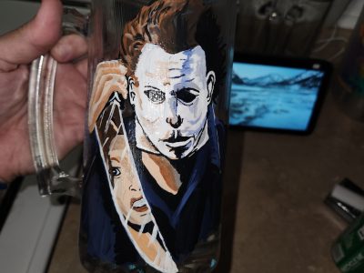 Live painting on glass - Maker Faire Pensacola 2024