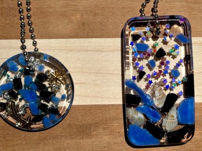 Make Upcycled Ocean Microplastic Keychains and Necklaces - Maker Faire Bay Area 2024