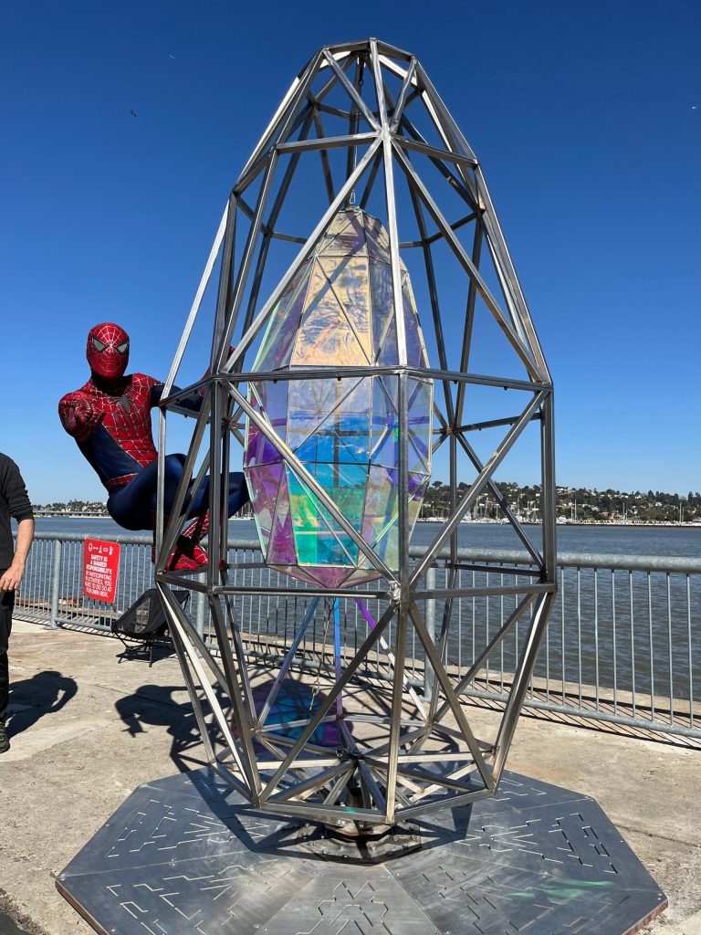 Spidey on Space Egg. Photo by Keith Hammond. MFBA24