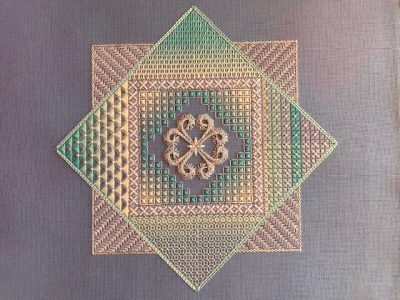 Needlepoint Stitching with Counted Canvas - Maker Faire Syracuse