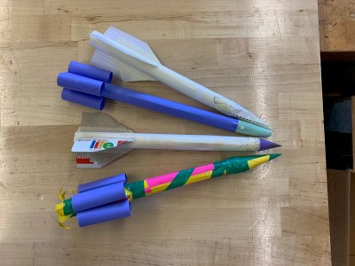 Paper Rocket Build Station - Maker Faire Lake County 2024