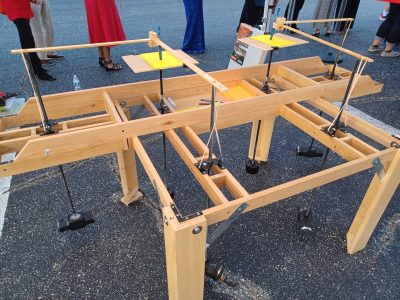 Pendulum powered art - Maker Faire Pensacola 2024