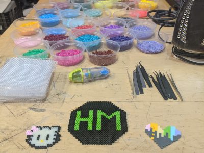 Perler Bead Pixel Art - Maker Faire Coney Island 2024