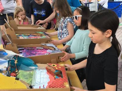 PINBOX 3000 ARTCADE by Cardboard Teck Instantute - Maker Faire Hudson Valley