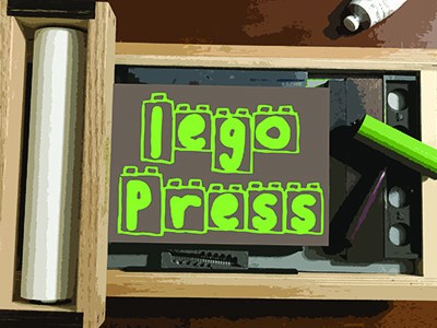 Print Making with Lego Press - Maker Faire electric-city 2024