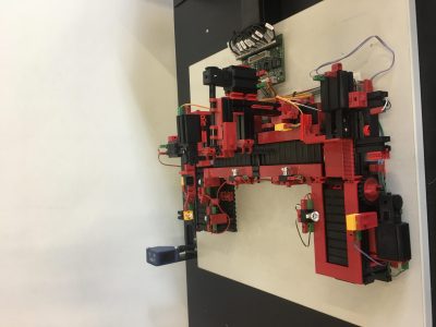Robotic sorting plant - controlled by PLCs via WEBapp - Maker Faire