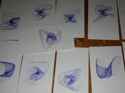 Super-simple drawing machines by Johan - Maker Faire City of STEM + Los Angeles 2024