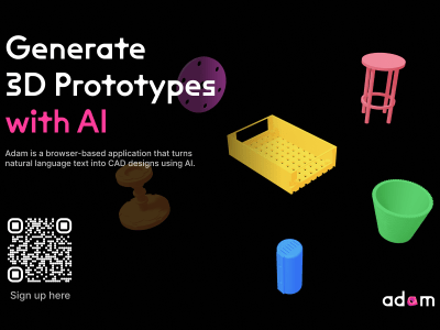 Adam AI CAD Generator - Maker Faire Bay Area 2024