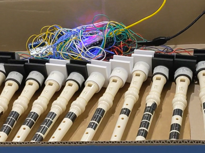 Arduino-controlled Recorder Music! - Maker Faire Bay Area 2024