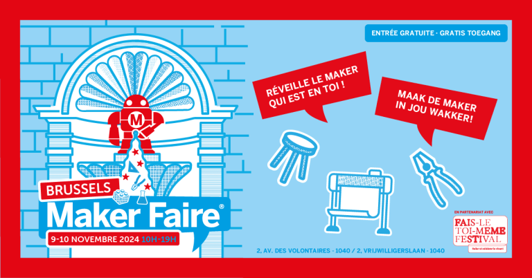 Maker Faire 2024 Brussels Custom Image