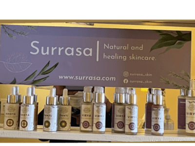 Surrasa: Natural Skin and Wellness (Skin mirrors ones inner health!) - Maker Faire Bay Area 2024