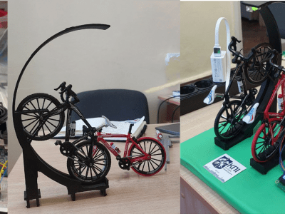 VeloArc - автоматизована велопарковка; VeloArc - automated bicycle parking - Maker Faire kyiv 2024